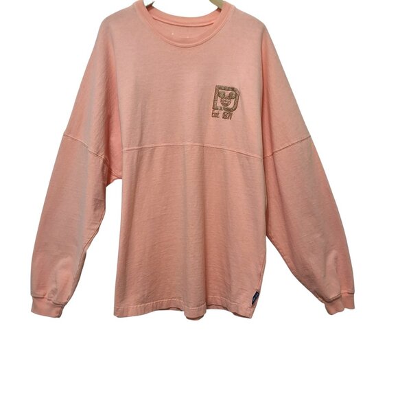 Disney Parks Womens Long Sleeve Spirit Jersey Sz XL Rose Gold All Cotton - Picture 3 of 10